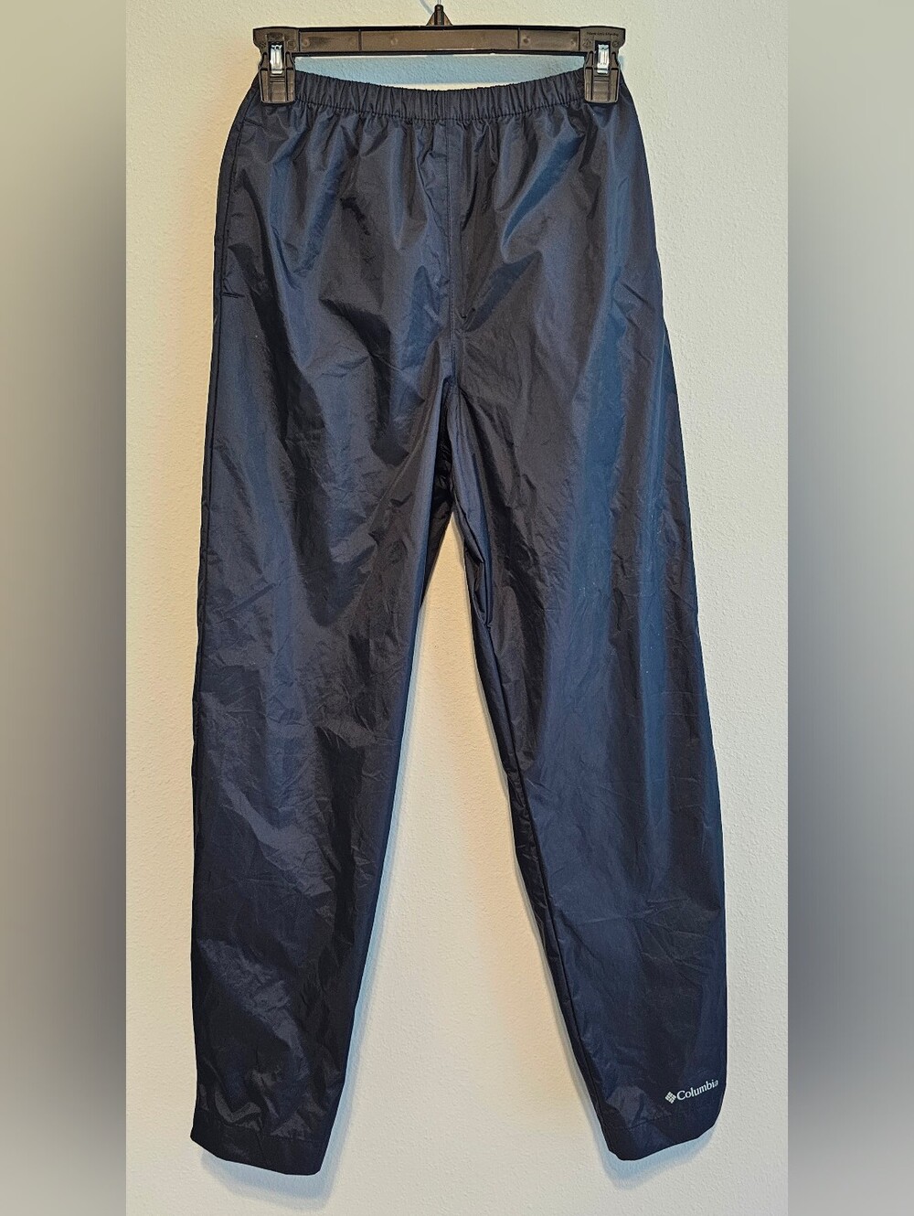 Columbia Youth Medium 10/12 Trail Adventure Rain Pants Black